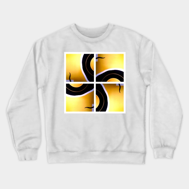 FRIED-EGG Series Number ONE Crewneck Sweatshirt by mister-john